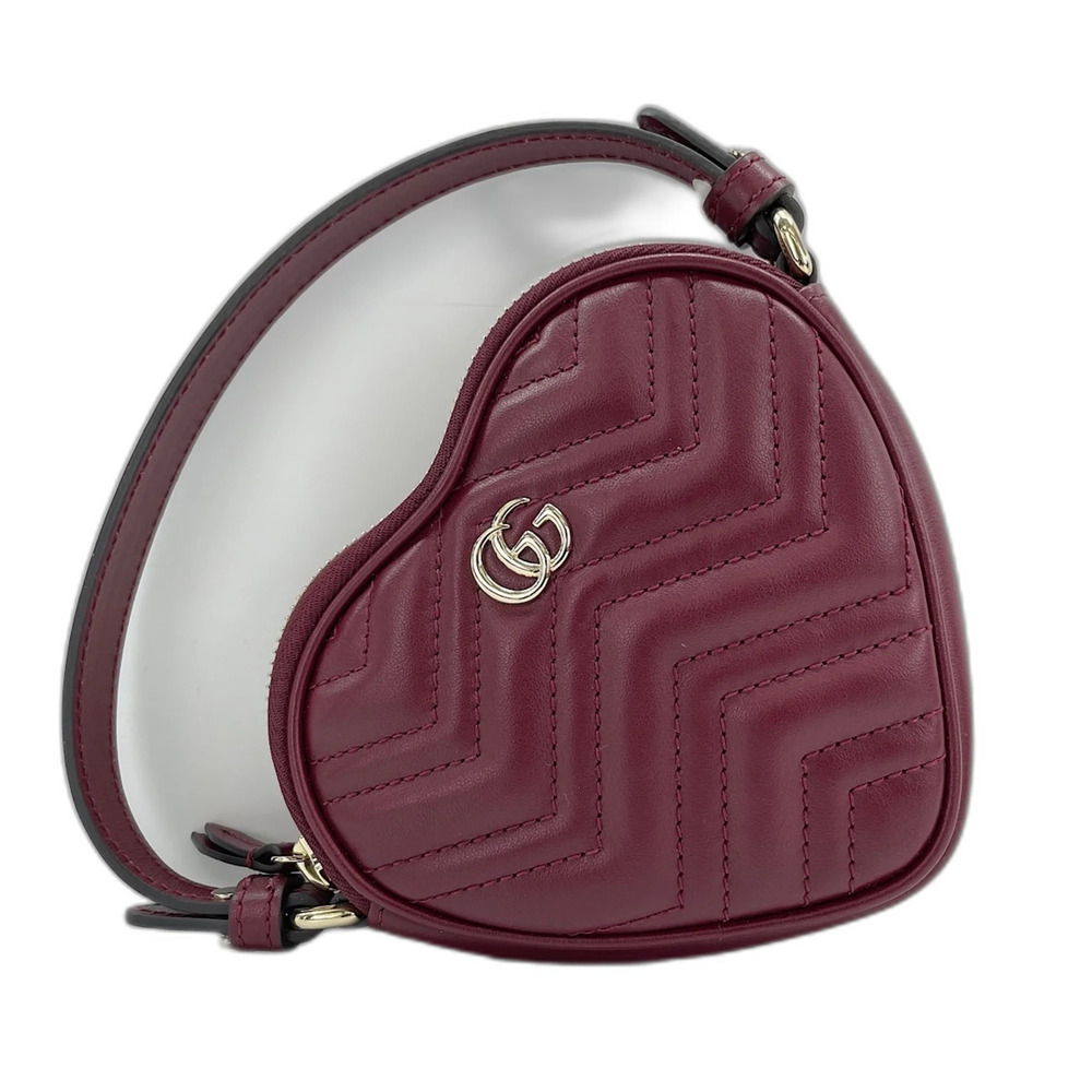 GUCCI Leather GG Marmont Bag